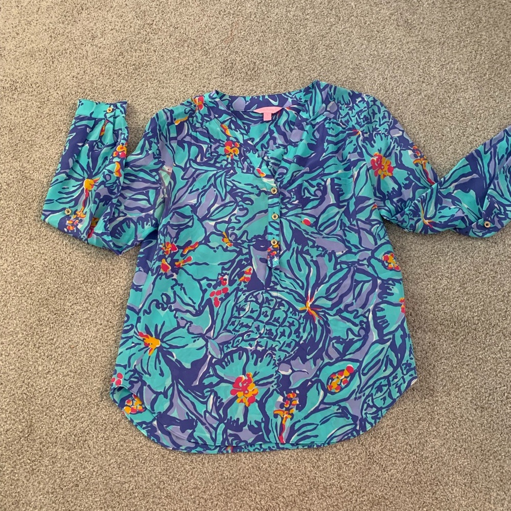 Lilly Pulitzer silk blouse
